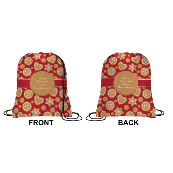Custom Design - Drawstring Backpack Front & Back Medium