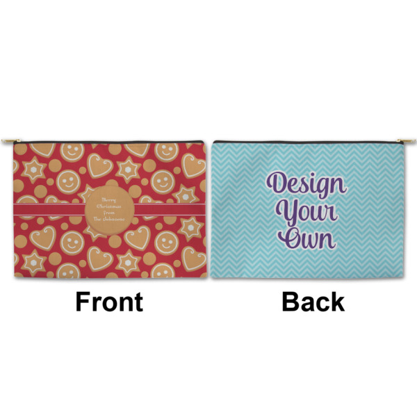 Custom Design - Large Zipper Pouch Approval (Front and Back)