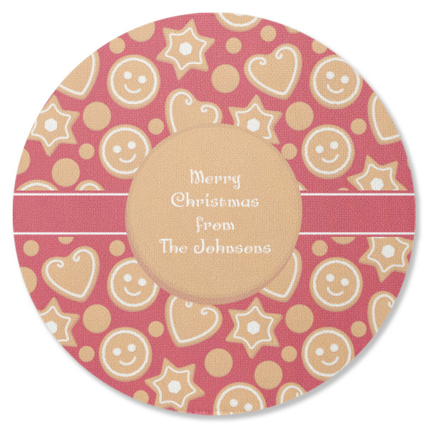 Custom Design - Round Coaster Rubber Back - Single