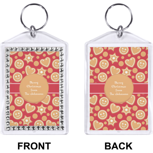 Custom Design - Bling Keychain (Front + Back)