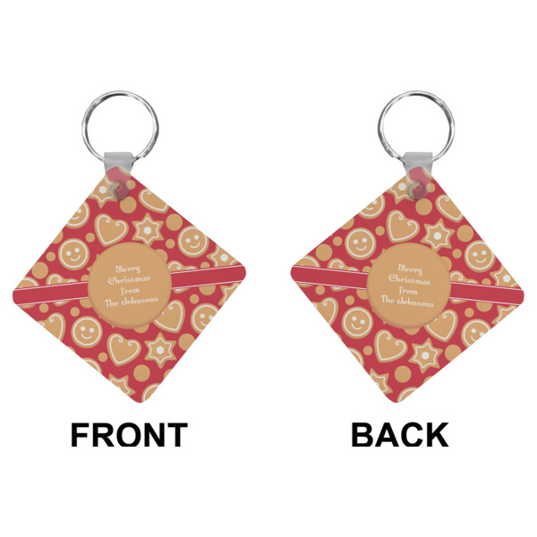 Custom Design - Diamond Keychain (Front + Back)