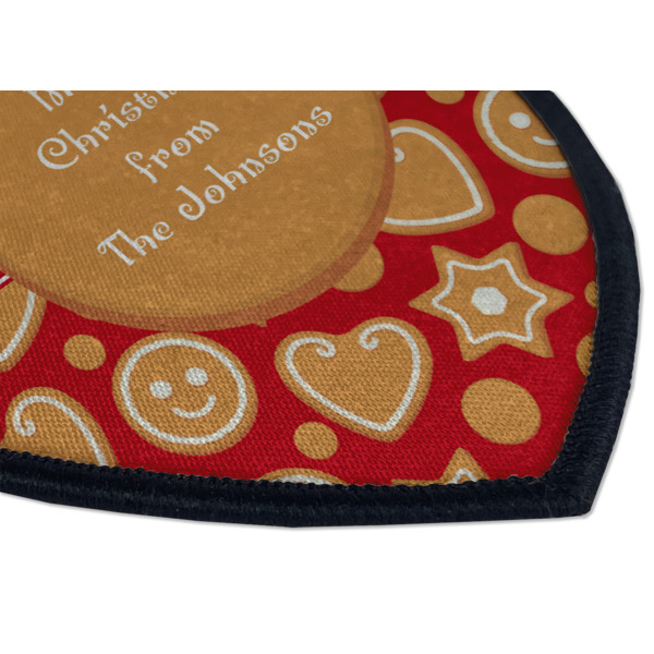 Custom Design - Iron On Patch - Shield - Style B - Closeup