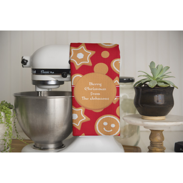 Custom Design - Waffle Weave Towel - Full Color Print - Lifestyle Image