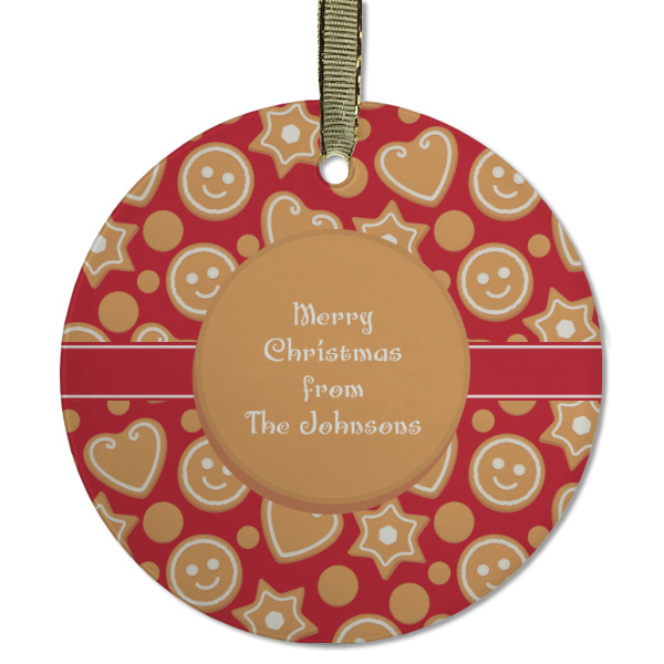 Custom Design - Frosted Glass Ornament - Round