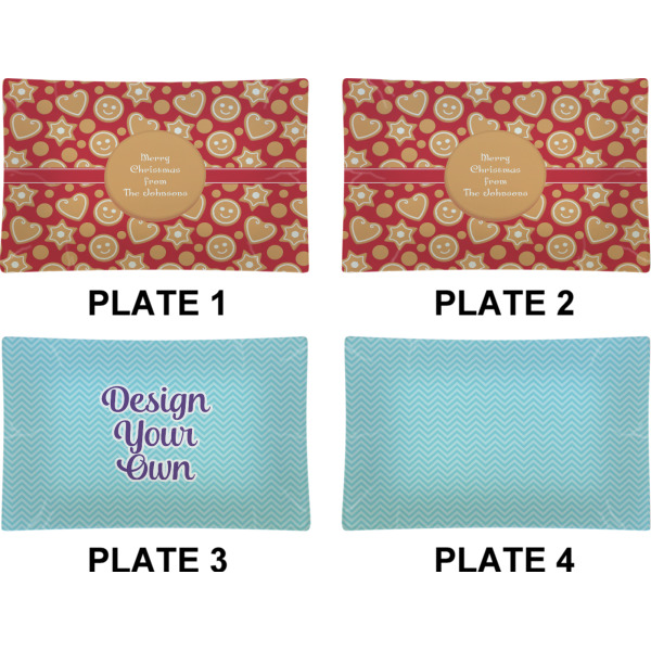 Custom Design - Set of Rectangular Dinner Plates (Approval)