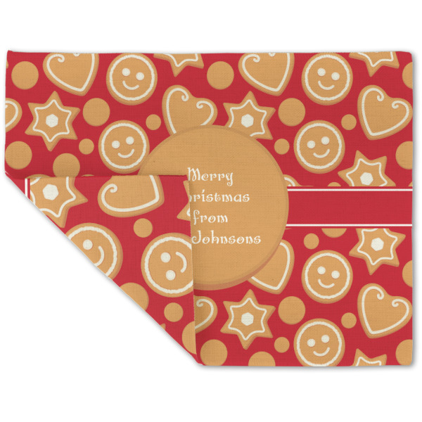 Custom Design - Linen Placemat - Folded Corner (double side)