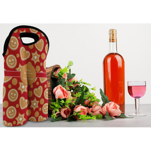 Custom Design - Double Wine Tote - In Context