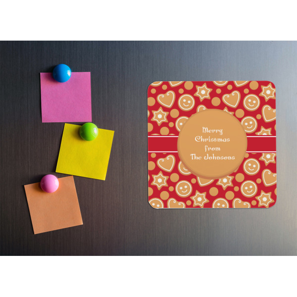 Custom Design - Square Fridge Magnet - LIFESTYLE