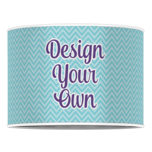 Custom Design - 16" Drum Lampshade - Front (Poly Film)