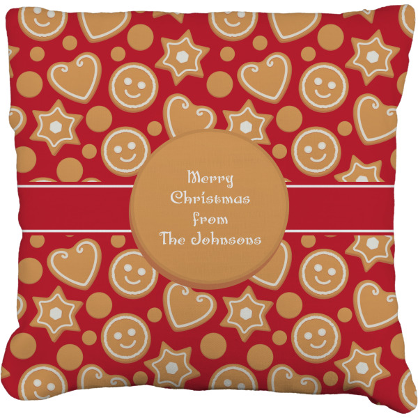 Custom Design Your Own Faux-Linen Throw Pillow 26"