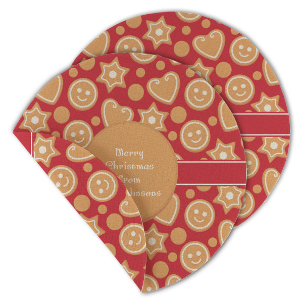 Custom Design - Round Linen Placemats - MAIN (Double-Sided)