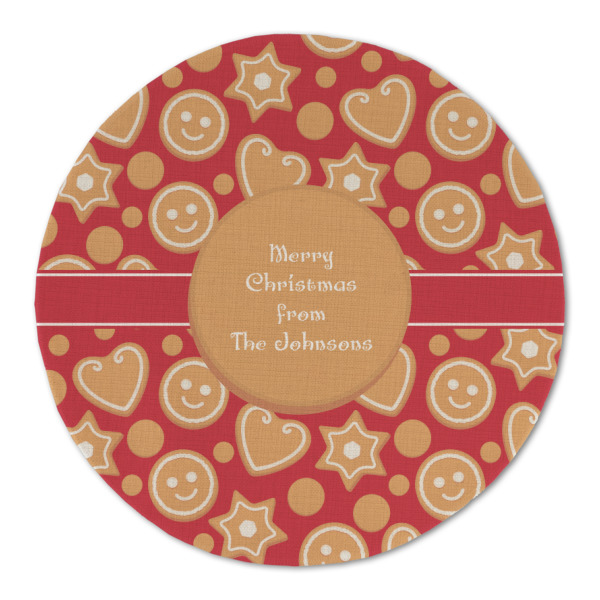 Custom Design - Round Linen Placemats - FRONT (Double Sided)