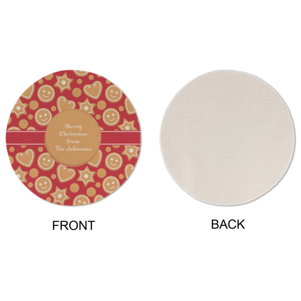 Custom Design - Round Linen Placemats - APPROVAL (single sided)