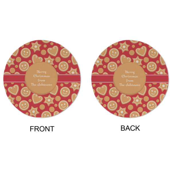 Custom Design - Round Linen Placemats - APPROVAL (double sided)
