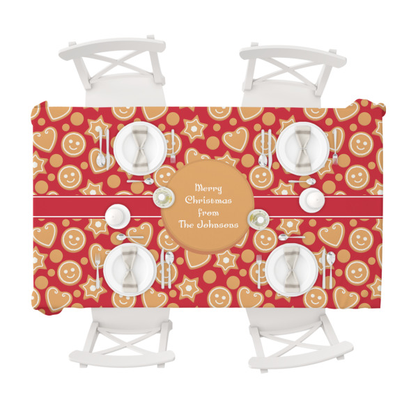 Custom Design - Tablecloths (58"x102") - TOP VIEW (with plates)