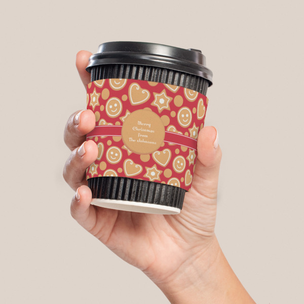 Custom Design - Coffee Cup Sleeve - LIFESTYLE