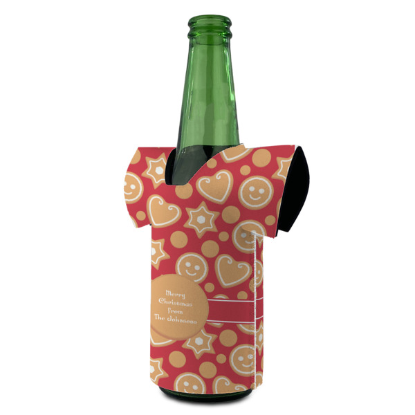 Custom Design - Jersey Bottle Cooler - ANGLE (on bottle)
