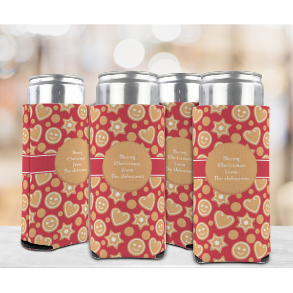Custom Design - Can Cooler - Tall 12oz - Set of 4 - In Context
