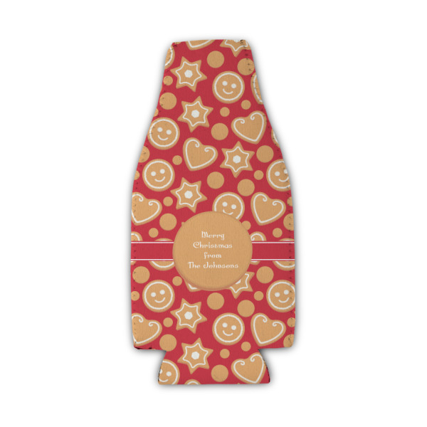 Custom Design - Zipper Bottle Cooler - Set of 4 - Front