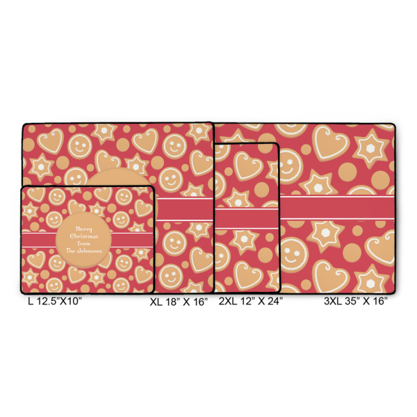 Custom Design - Gaming Mats - Size Chart