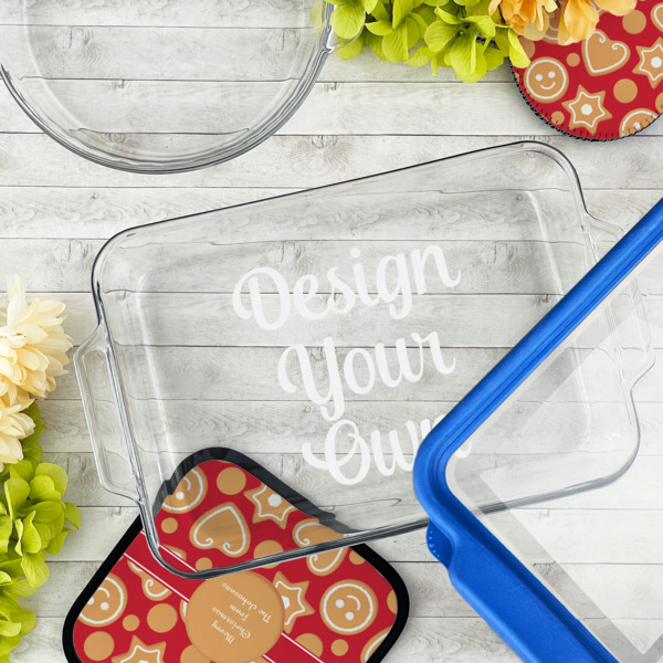 Custom Design - Glass Baking Dish - 13"x9" - Lifestyle