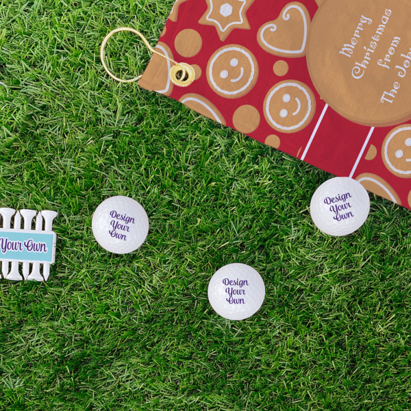 Custom Design - Golf Balls - Generic - Set of 3 - LIFESTYLE