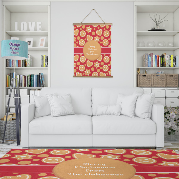 Custom Design - Wall Hanging Tapestry - Portrait - In Context