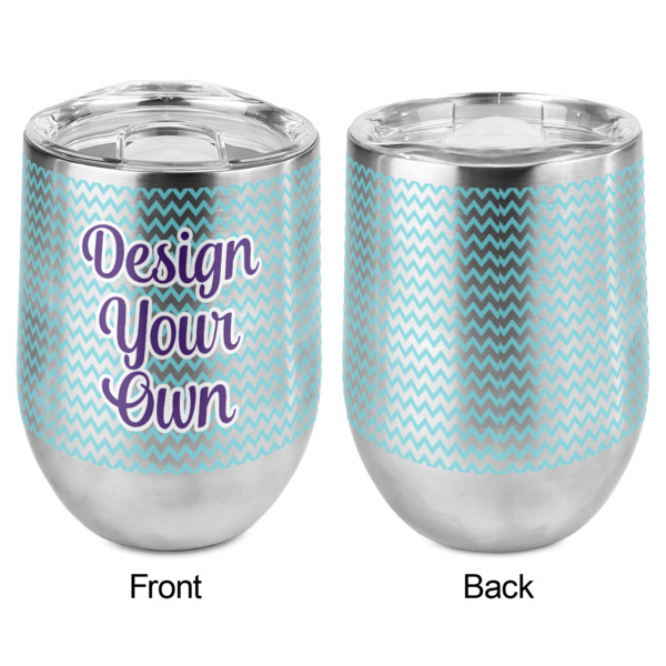 Custom Design - Stemless Wine Tumbler - Full Print - Approval