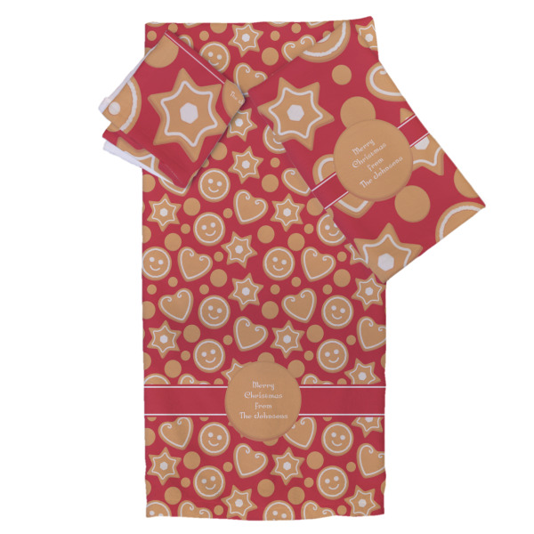 Custom Design Your Own Bath Towel Set - 3 Pcs