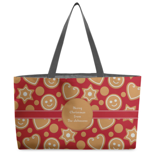 Custom Design Your Own Beach Totes Bag - w/ Black Handles