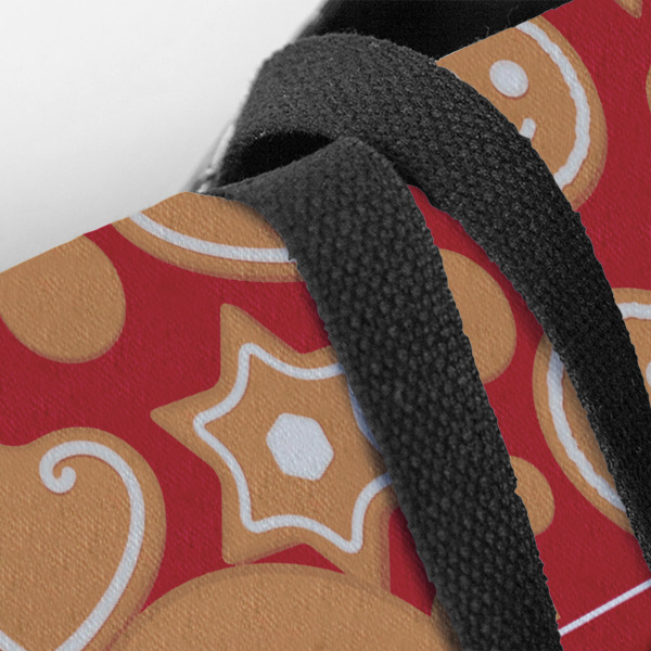 Custom Design - Closeup of Tote w/Black Handles