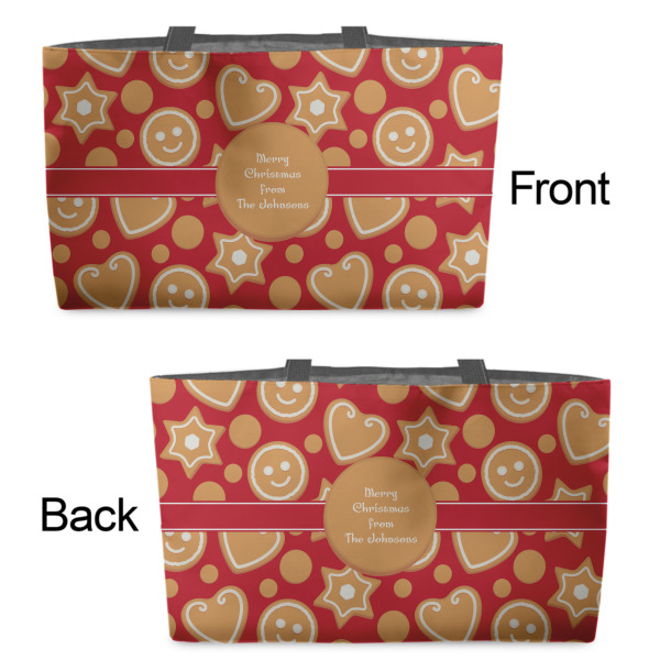 Custom Design - Tote w/Black Handles - Front & Back Views