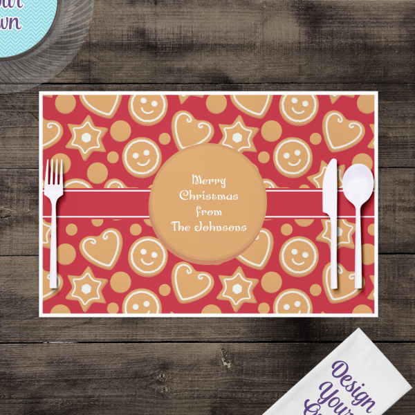 Custom Design - Disposable Paper Placemat - In Context