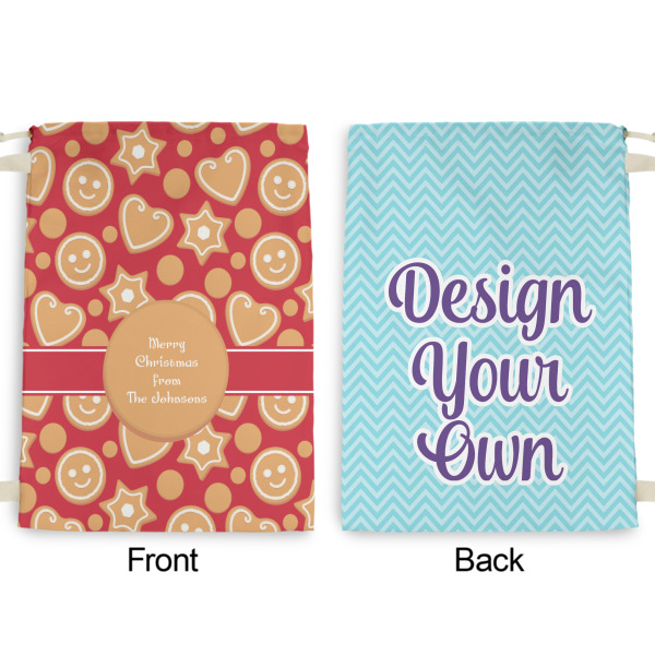 Custom Design - Large Laundry Bag - Front & Back View