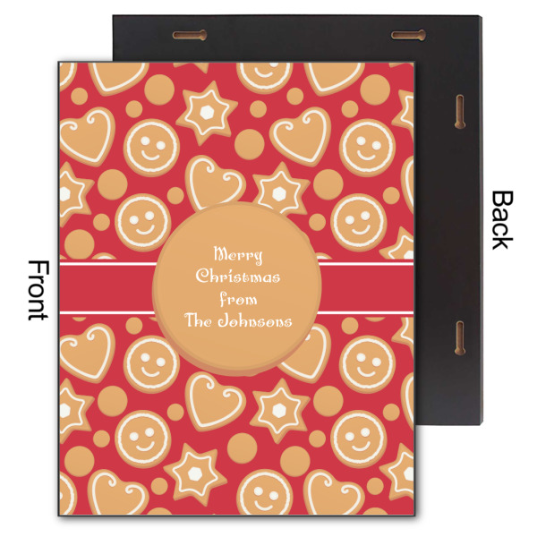 Custom Design - 11x14 Wood Print - Front & Back View