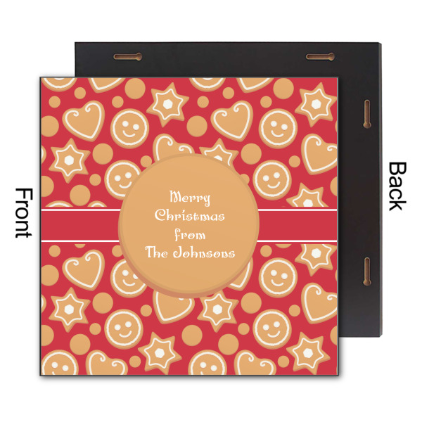 Custom Design - 12x12 Wood Print - Front & Back View