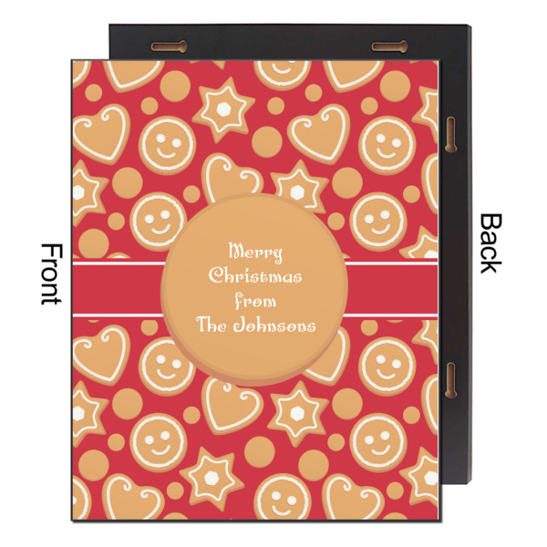 Custom Design - 16x20 Wood Print - Front & Back View