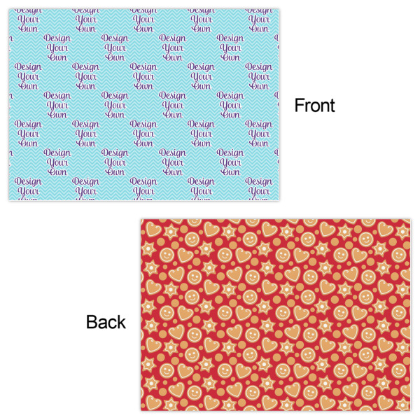 Custom Design - Wrapping Paper Sheet - Double Sided - Front & Back