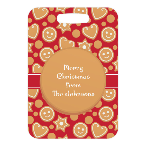 Custom Design - Metal Luggage Tag - Front Without Strap