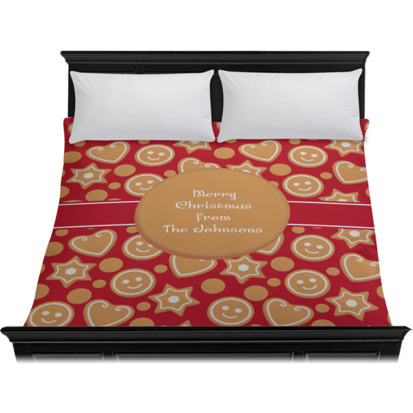 Custom Design - Duvet Cover - King - On Bed - No Prop