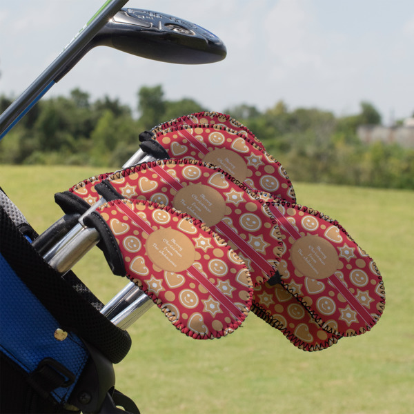 Custom Design - Golf Club Cover - Set of 9 - On Clubs
