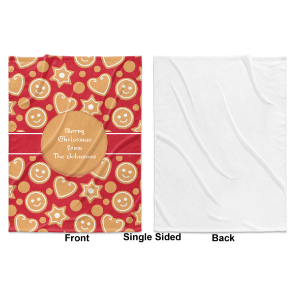 Custom Design - Baby Blanket (Single Sided - Printed Front, White Back)