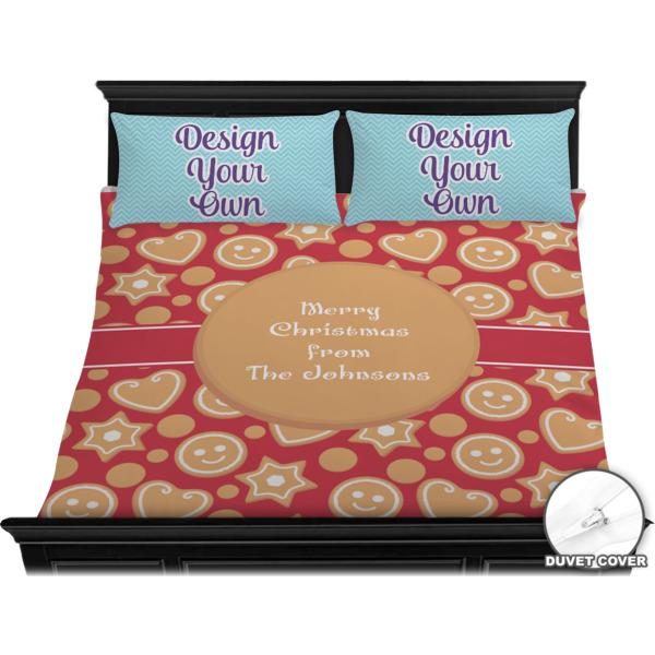 Custom Design - Bedding Set - King - Duvet - On Bed