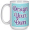 Design Your Own 15 oz Coffee Mug - White