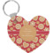 Design Your Own Heart Plastic Keychain