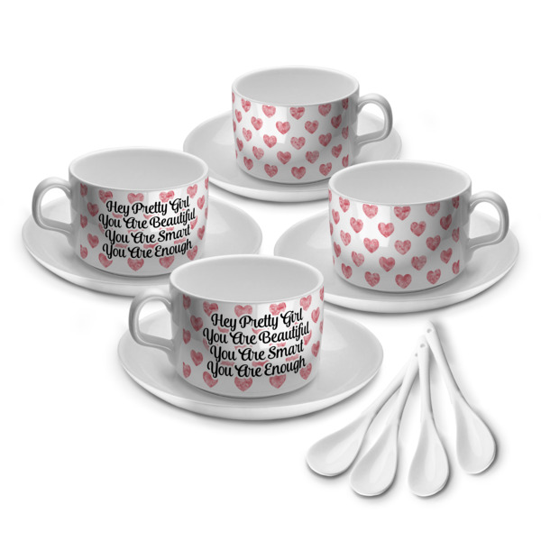 Custom Design - Tea Cup - Set of 4
