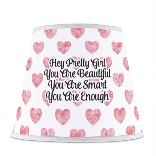 Custom Design - Poly Film Empire Lampshade - Front View