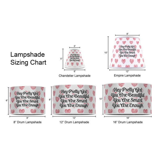 Custom Design - Lampshade Sizing Chart