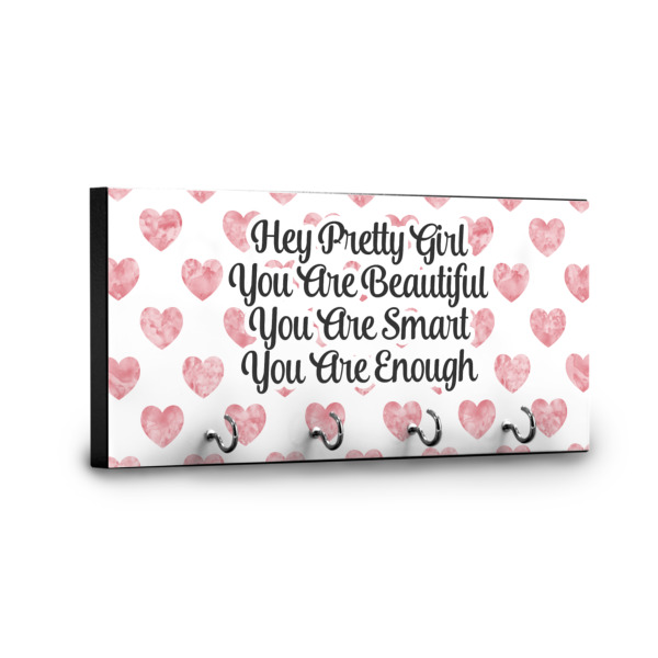 Custom Design - Key Hanger - Front View with Hooks