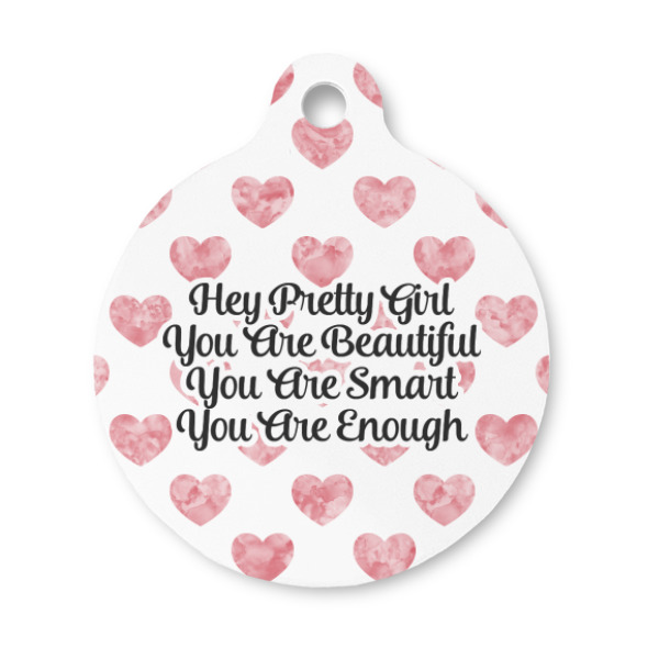 Custom Design Your Own Round Pet ID Tag - Small